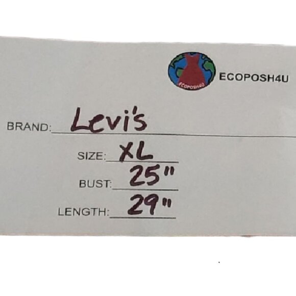 Levi's Men’s Linen Cotton Blend CollaredShort Sleeve Multicolored Plaid XL - Picture 5 of 5